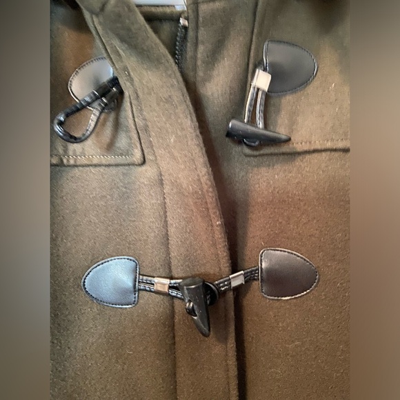 Long army green coat - Picture 3 of 7